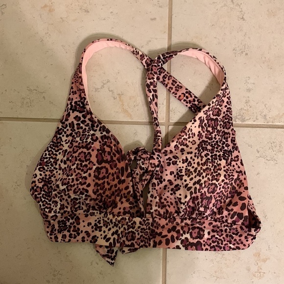 Shade & Shore Target Pink Leopard Animal Print Bikini Set - Picture 6 of 7